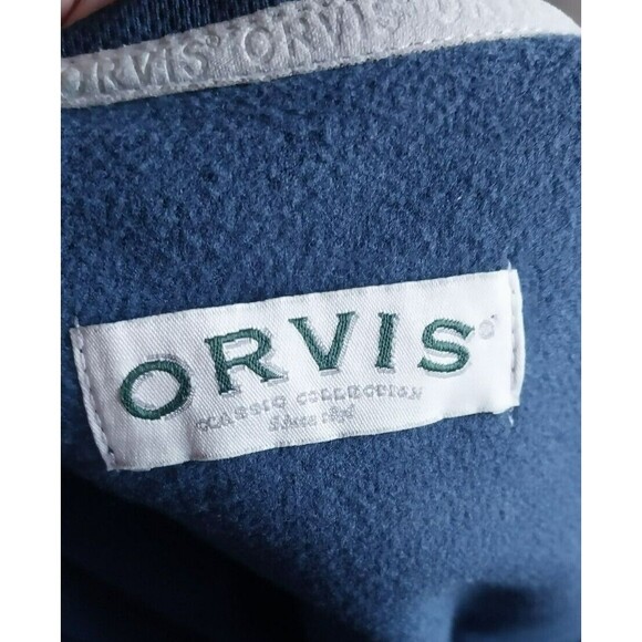 Mens' Orvis Bonded Mesh Full Zip Jacket - Gray & Blue XL - Picture 7 of 7
